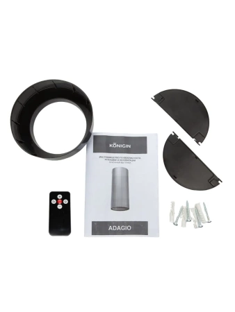 Вытяжка Konigin Adagio Black/Black Glass 35